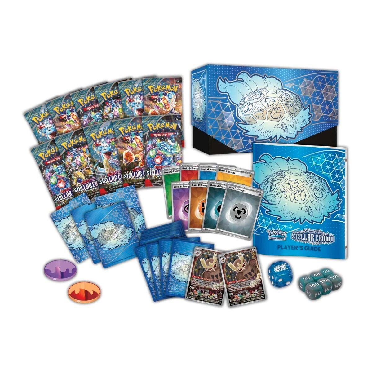 FlipMystic — Stellar Crown Pokemon Center Elite Trainer Box – Complete Trainer Kit with Accessories