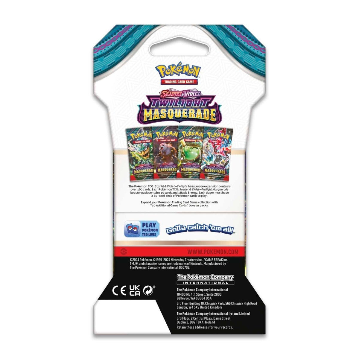 FlipMystic — Pokemon TCG Twilight Masquerade Sleeved - Booster Packs SET OF 4 – Authentic Japanese Pokemon Cards