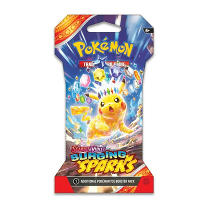 FlipMystic — Pokemon TCG Surging Sparks Sleeved - Booster Packs SET OF 4 – Authentic Japanese Pokemon Cards