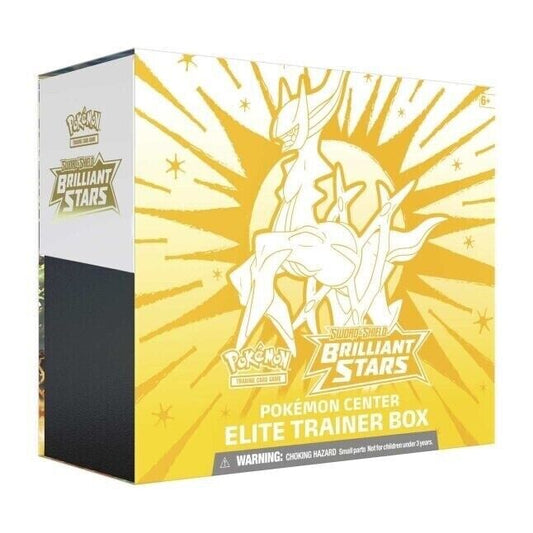 FlipMystic — Pokemon TCG Sword & Shield Brilliant Stars Pokemon Center Elite Trainer Box – Complete Trainer Kit with Accessories